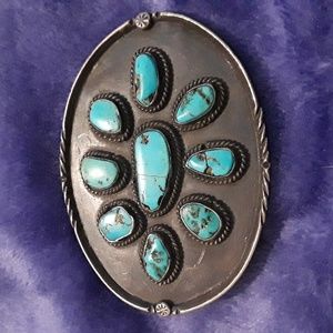 Turquoise belt buckle